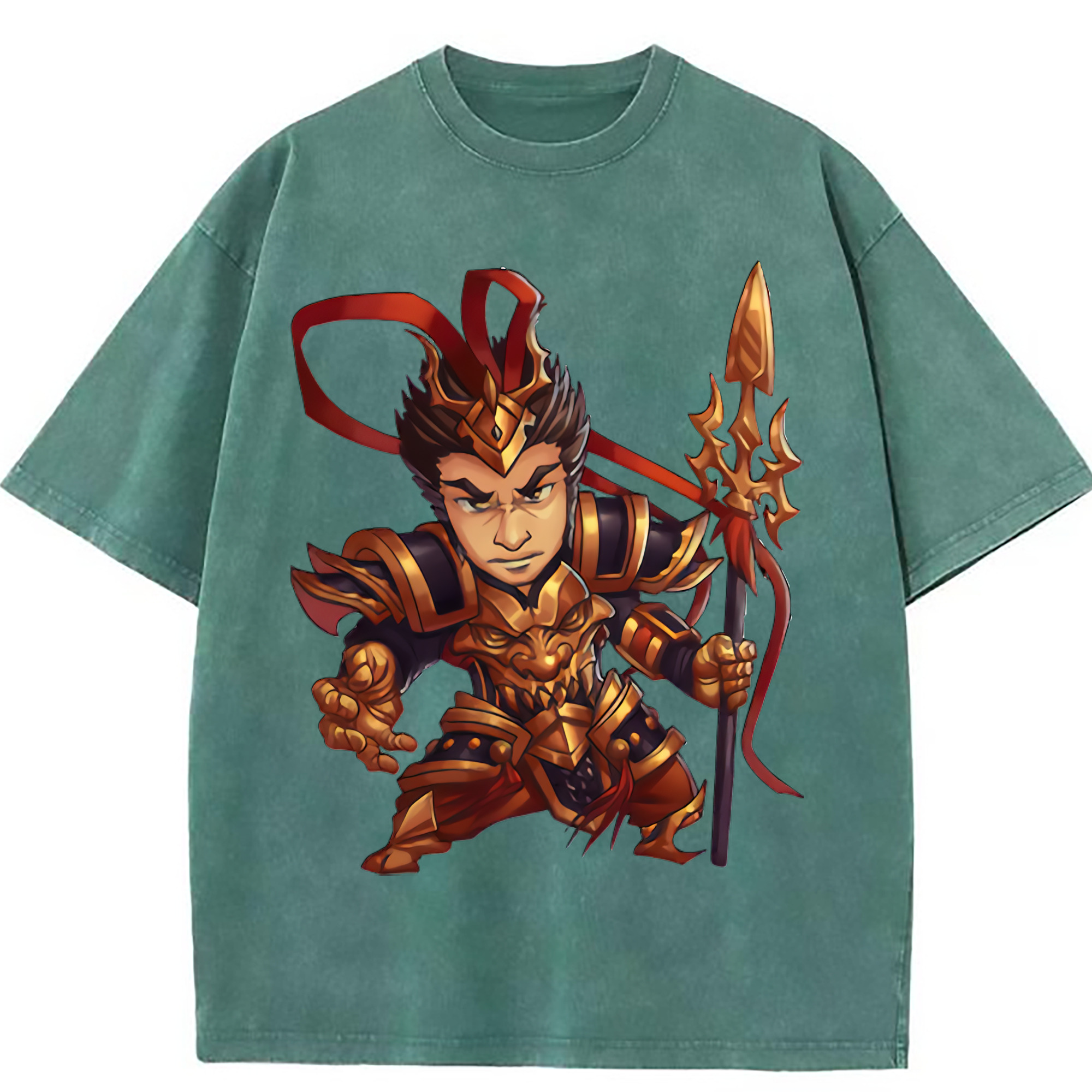 （画像用） リーグ・オブ・レジェンド League of Legends LOL 綿100% ヴィンテージ風 半袖Tシャツ（フロントプリント）